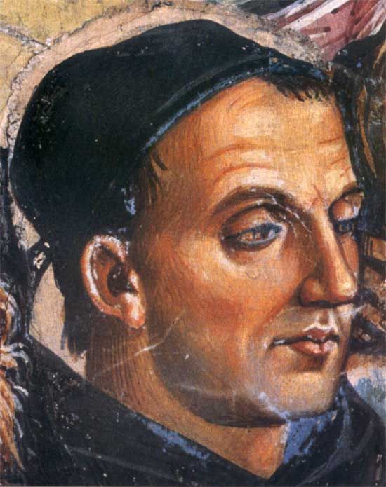 bł. Fra Angelico Luca Signorelli, Fra Angelico, fragment, c.1501