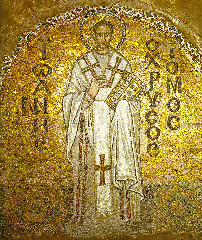 św. Jan Chryzostom, Mozaika w Hagia Sofia, Istambuł, X w. św. Jan Chryzostom